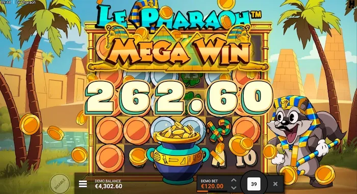 Le Pharaoh maximale winst